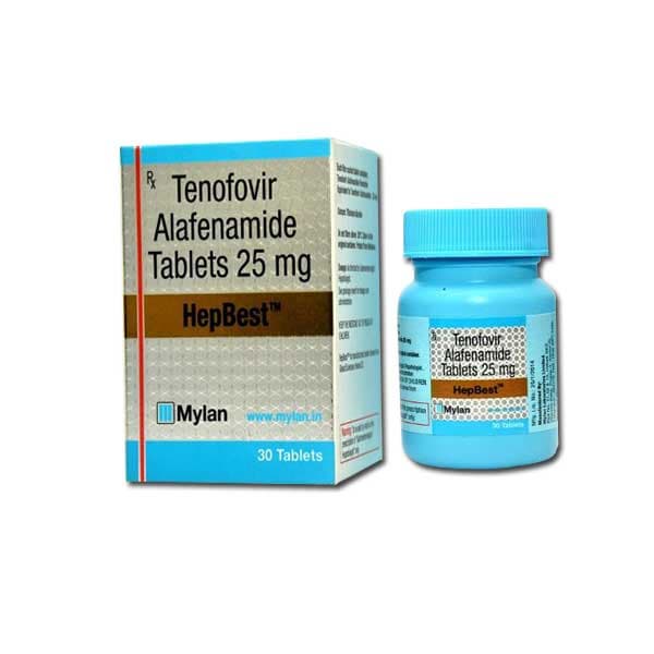 HepBest 25mg_ Tenofovir Alafenamide Tablets Mylan